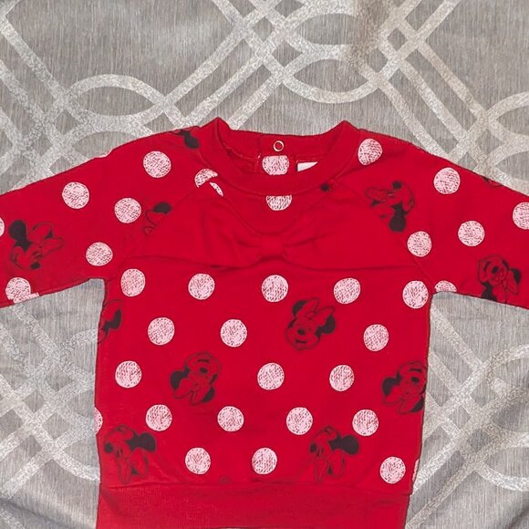Disney baby Minnie mouse  pullover sweater x2 - Picture 1 of 2